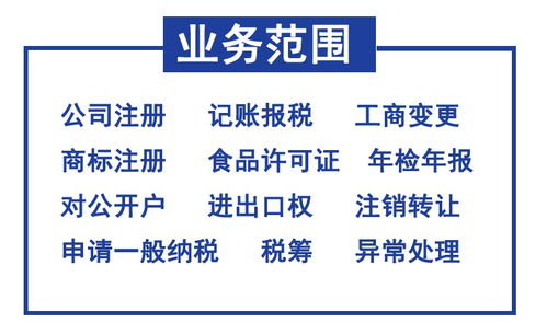 錦江區(qū)記賬報稅收費標準表